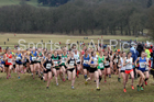 Senior women, 2018 Northern Cross Country Champs., Harewood House, Leeds. Photo: David T. Hewitson/Sports for All Pics